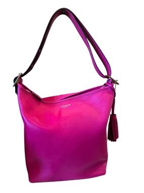 Coach - Legacy Leather Duffle - Fuchsia - 2012 #19889 EXCELLENT CONDITION